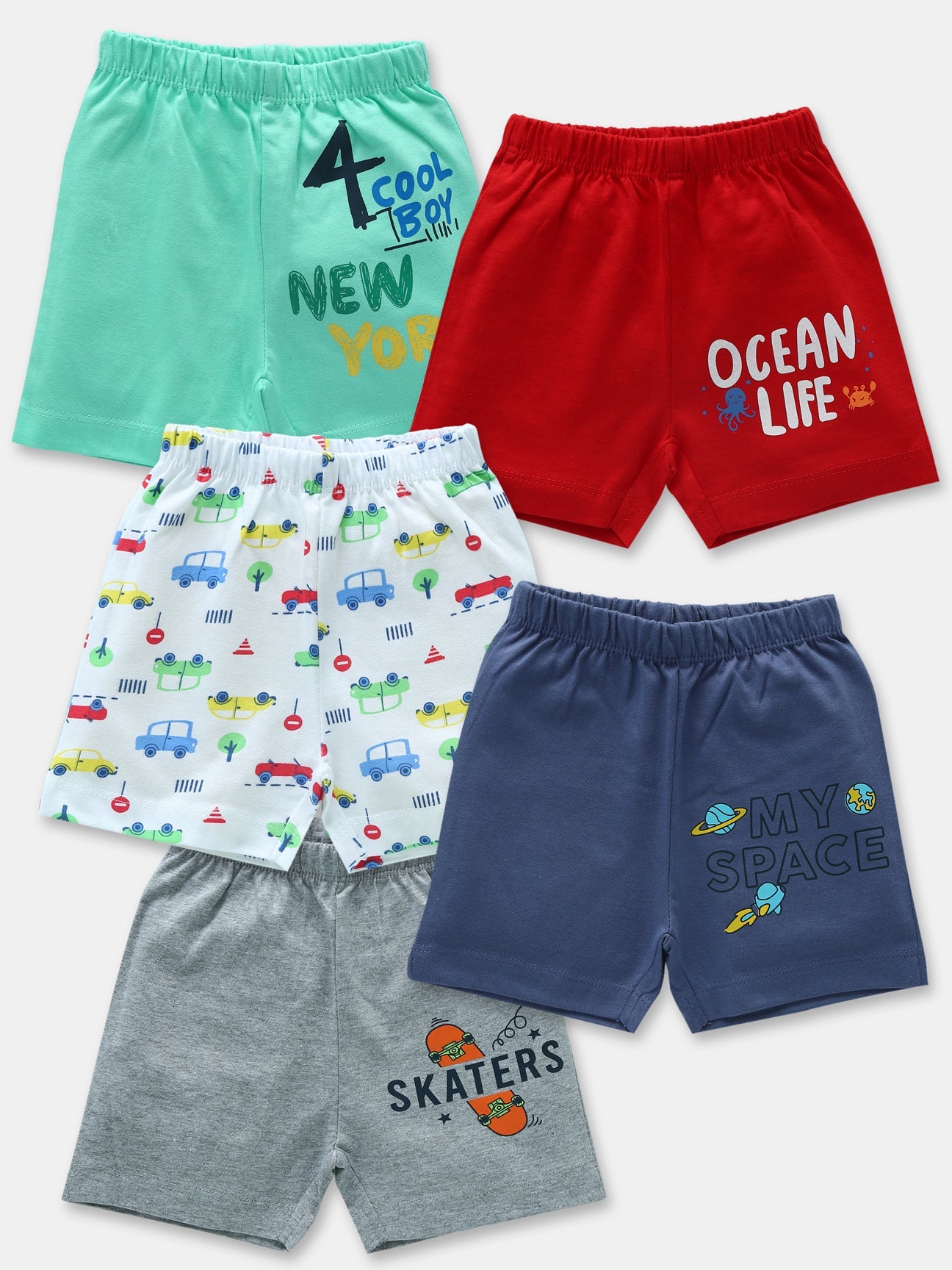 OHMS Boys Casual bottom shorts Pack of 5