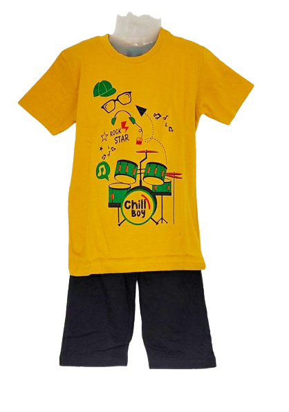 Boys Tshirt with 3/4th shorts