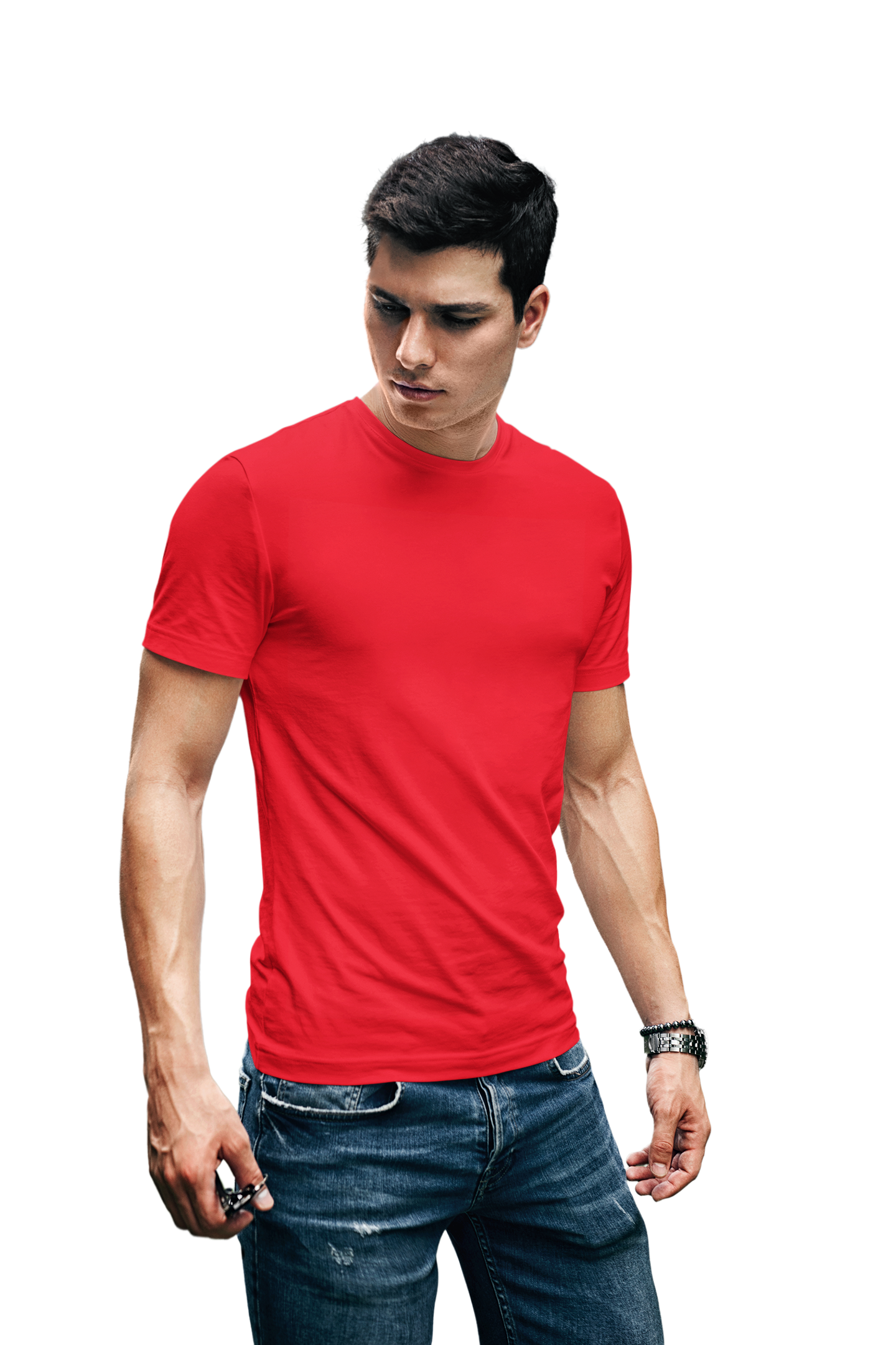 UrDeal Mens Round Neck Half Sleeve Tshirt