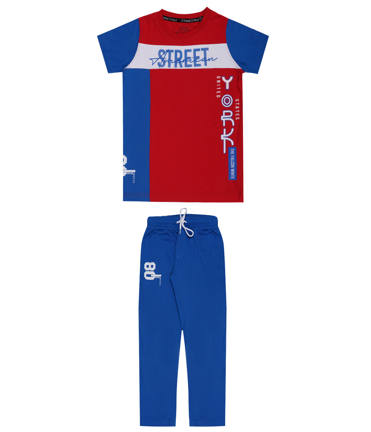 Yalzz Boys Half sleeve Printed Tshirt & Pant